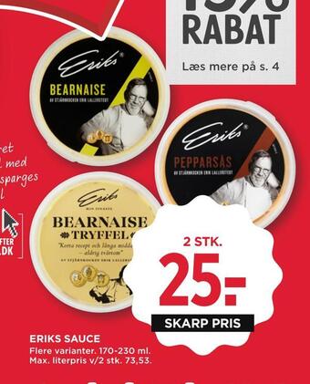 MENY Eriks sauce tilbud
