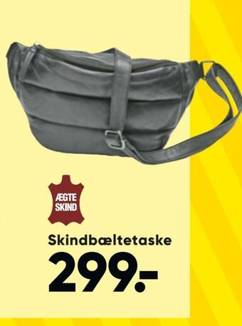 Skindbæltetaske