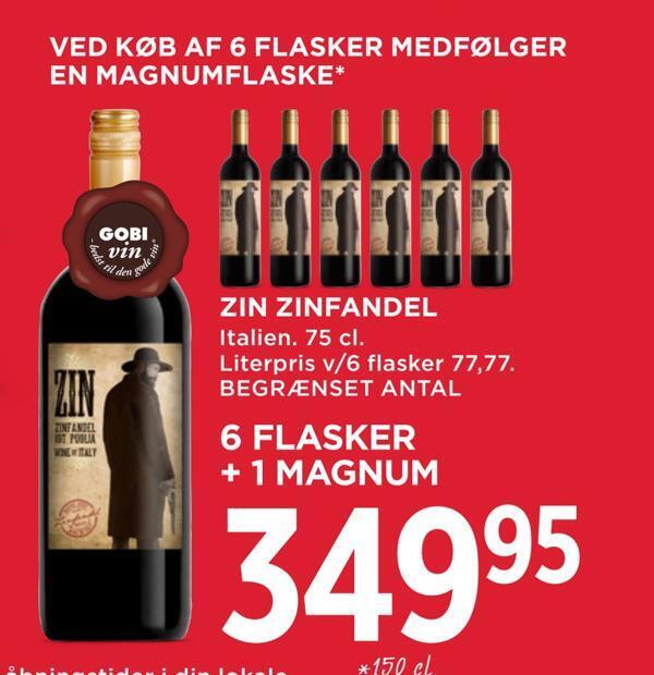 MENY Zin zinfandel tilbud