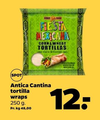 Antica cantina tortilla wraps
