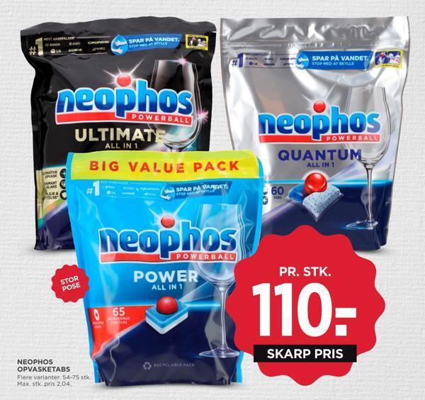 MENY Neophos opvasketabs tilbud