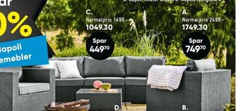Bilka Napoli loungestol tilbud