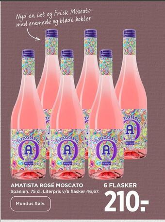 MENY Amatista rosé moscato tilbud