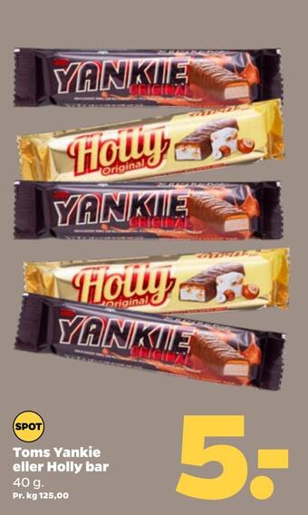 Netto Toms yankie eller holly bar tilbud