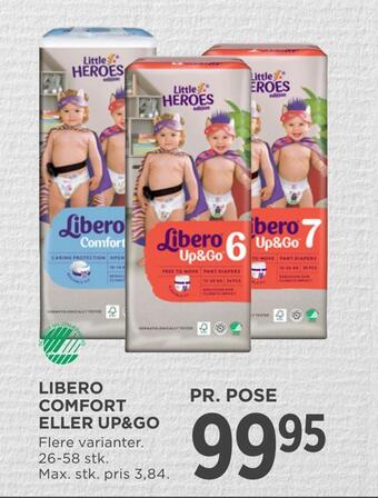 MENY Libero comfort eller up&go tilbud
