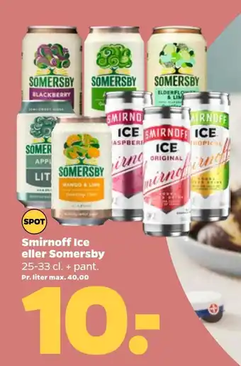 Netto Smirnoff ice eller somersby tilbud