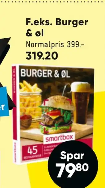 Bilka Burger & øl tilbud