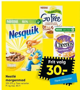 Bilka Nestlé morgenmad tilbud