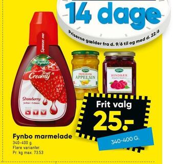 Bilka Fynbo marmelade tilbud