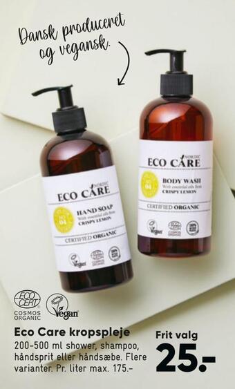 Eco care kropspleje