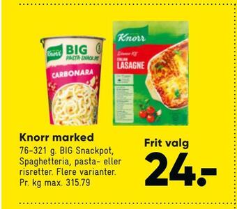 Bilka Knorr marked tilbud