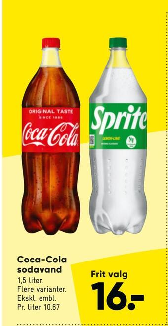 Bilka Coca-cola sodavand tilbud