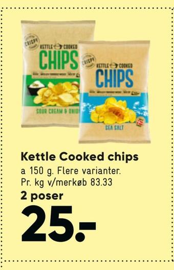 Kettle cooked chips