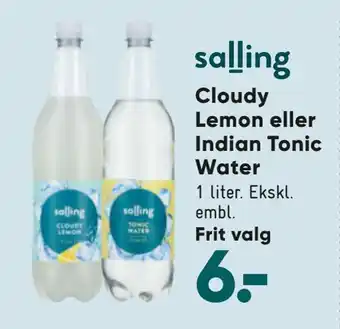 Cloudy lemon eller indian tonic water