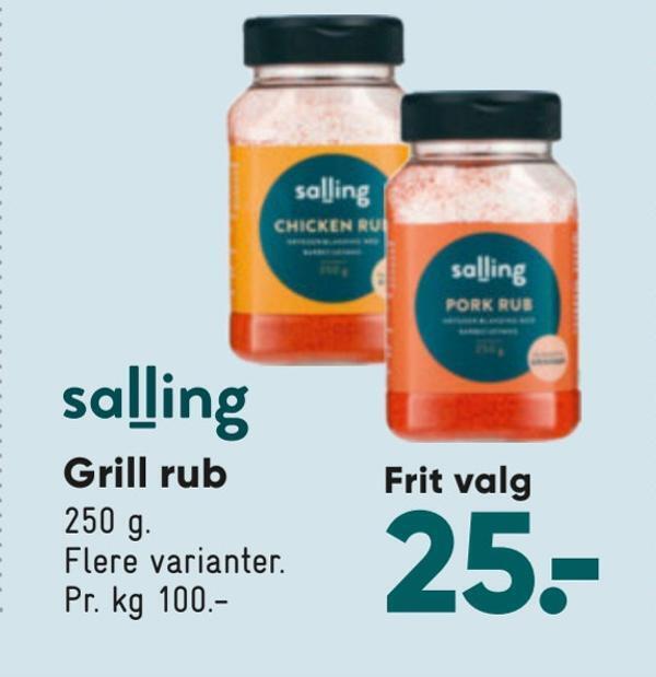Bilka Grill rub tilbud