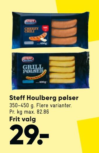 Bilka Steff houlberg pølser tilbud