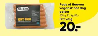 Peas of heaven vegansk hot dog pølser