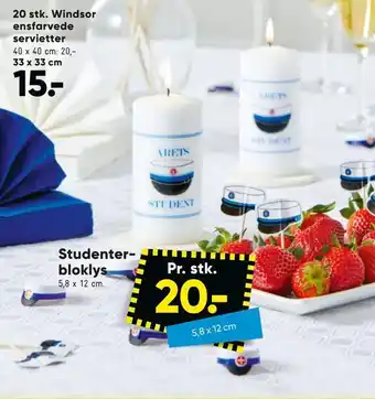 Bilka Studenter bloklys tilbud