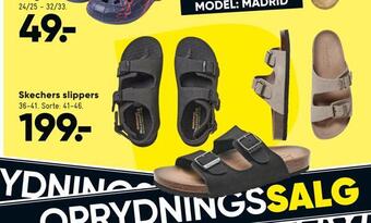 Bilka Skechers slippers tilbud
