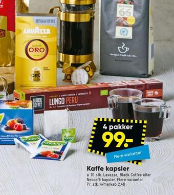 Bilka Kaffe kapsler tilbud