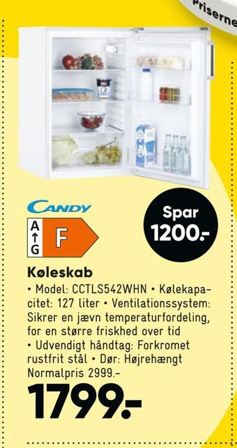 Bilka Køleskab tilbud