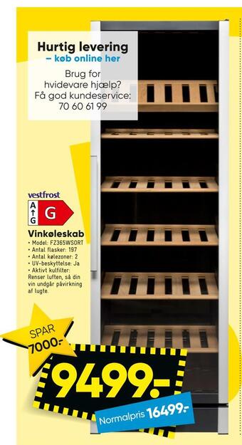 Bilka Vinkøleskab tilbud