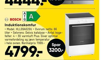 Bilka Induktionskomfur tilbud