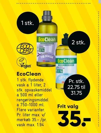 Bilka Ecoclean tilbud