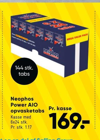 Bilka Neophos power aio opvasketabs tilbud