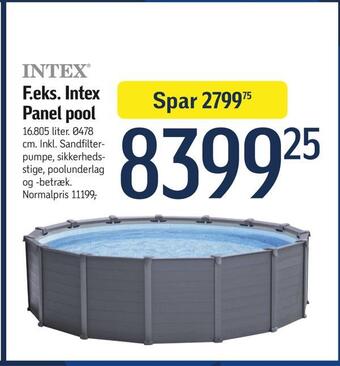 Føtex Intex panel pool tilbud