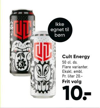 Bilka Cult energy tilbud
