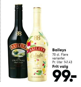 Bilka Baileys tilbud