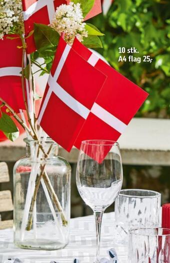 Føtex 10 stk. a4 flag tilbud