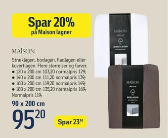 Føtex Spar 20% på maison lagner tilbud