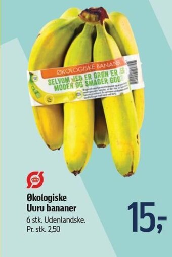 Føtex Økologiske Uuru bananer tilbud