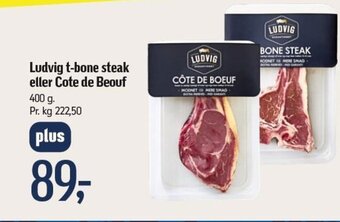 Ludvig t-bone steak eller Cote de Beouf