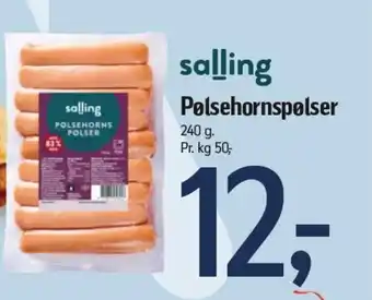 Føtex Pølsehornspølser tilbud