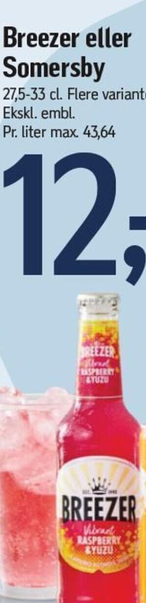 Føtex Breezer eller Somersby tilbud