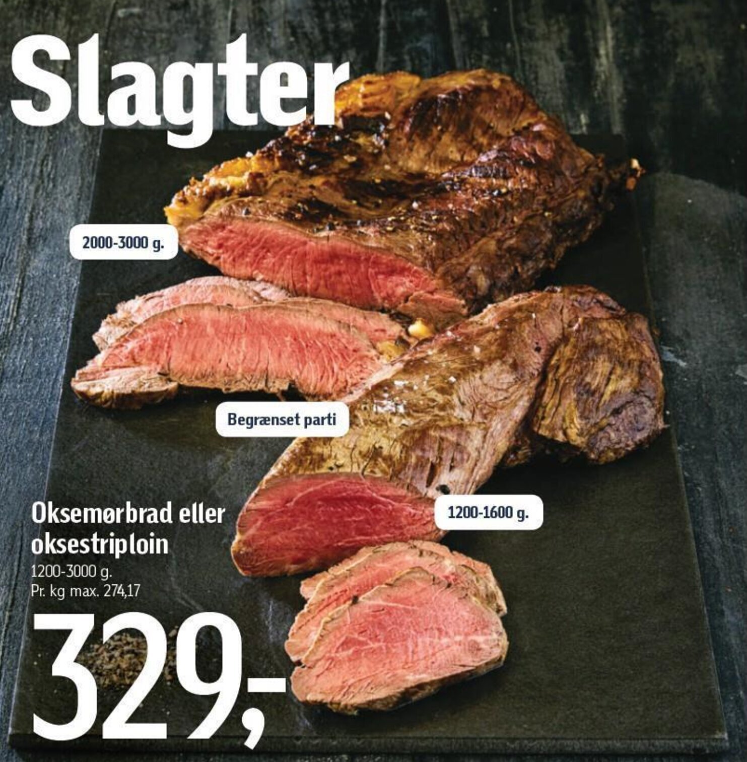 Føtex Oksemørbrad eller oksestriploin tilbud