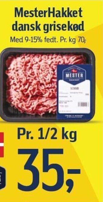 MesterHakket dansk grisekød
