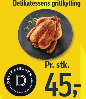 Føtex Delikatessens grillkylling tilbud