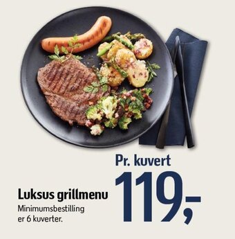 Føtex Luksus grillmenu tilbud