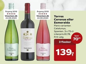 Kvickly Torres Coronas eller Esmeralda tilbud