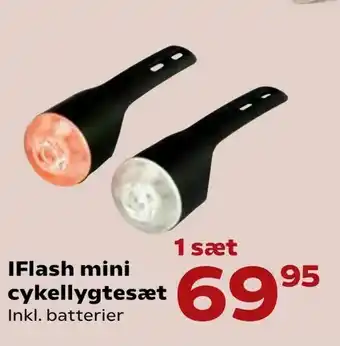 Kvickly IFlash mini cykellygtesæt tilbud