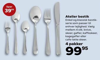 Kvickly Atelier bestik tilbud