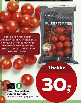 Kvickly Smag Forskellen Dulcita tomater tilbud