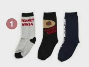 Kvickly 3-pak strømper tilbud