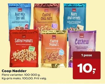 Kvickly Coop Nødder tilbud