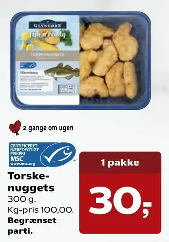 Kvickly Torskenuggets tilbud