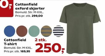 Kvickly Cottonfield T-shirt tilbud